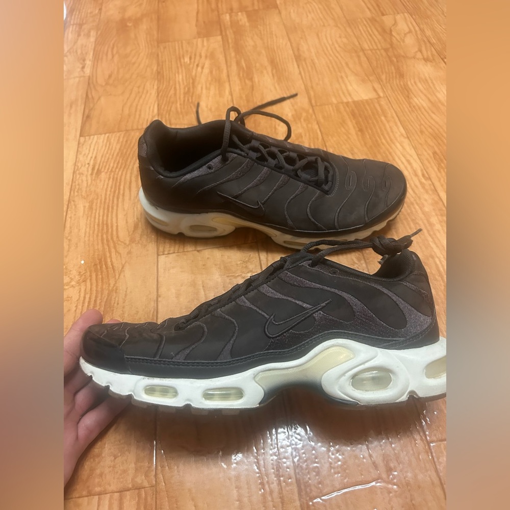 Nike Mens Air Max Plus EF Velvet Brown Running Sneakers Shoes Size 10 AH9697-213